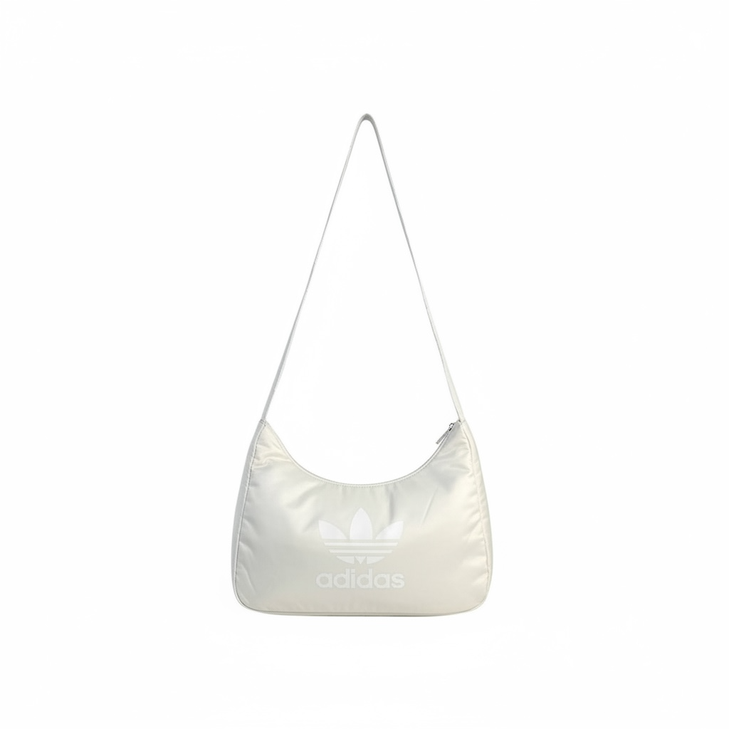 🤍 Adidas  Shoulder Bag — White Frost Edition 🤍
