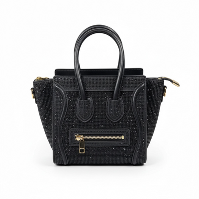 ✨ Celine Nano Luggage – Black Sparkle Edition ✨