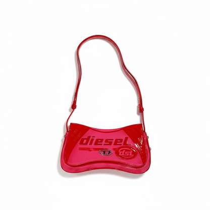 DIESEL Hot Pink Y2K Mini Shoulder Bag 💖🔥 | Glossy DSL Logo Edition