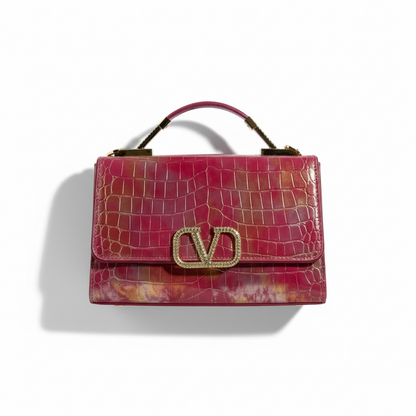 Valentino Garavani Ombre Croc VLogo Bag 🐊✨