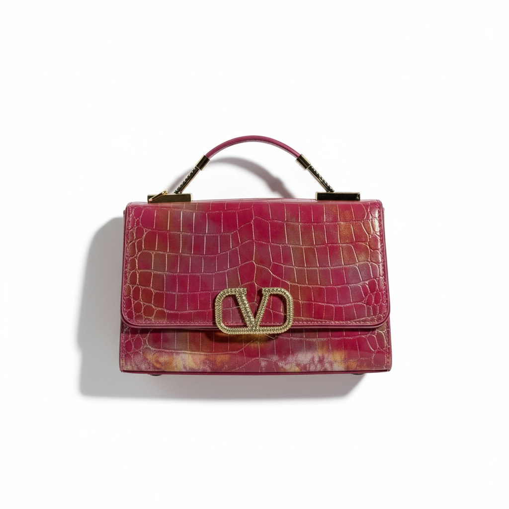 Valentino Garavani Ombre Croc VLogo Bag 🐊✨