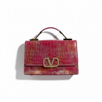 Valentino Garavani Ombre Croc VLogo Bag 🐊✨
