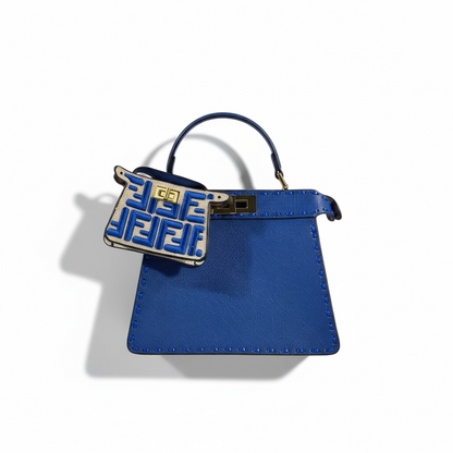 Fendi Peekaboo ISeeU Petite 💙 with Nano Baguette Charm (Royal Blue Edition)