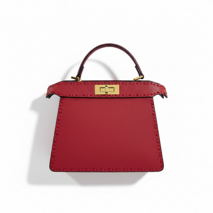 Fendi Peekaboo ISeeU Petite ❤️ with Nano Baguette Charm (Red Edition)