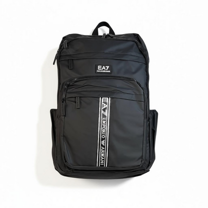 Emporio Armani EA7 Black Backpack 🎒 | Sport-Luxe Designer Bag for Everyday Performance