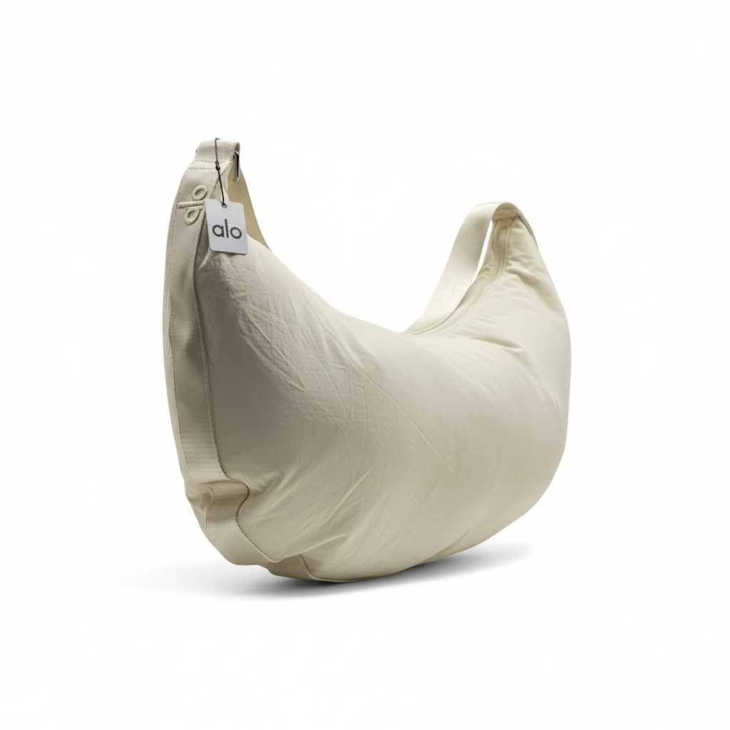 Alo Slouchy Shoulder Bag – Cream Cloud ☁️👜