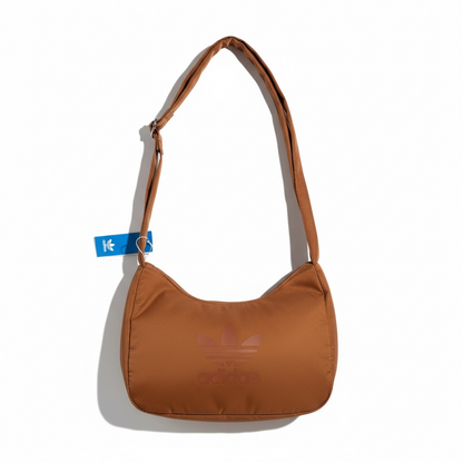 🔥 Adidas Originals Soft Shoulder Bag – Caramel Brown Edition