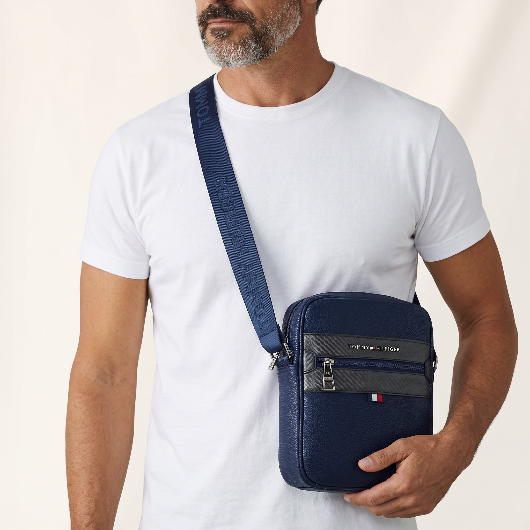 Tommy Hilfiger Navy Crossbody Bag 🎒✨ Premium Tommy Hilfiger Shoulder Bag – Everyday Luxury Style