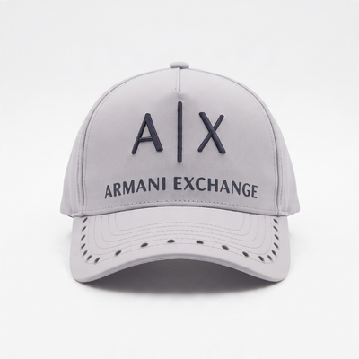 Armani Exchange Baseball Cap – Light Grey