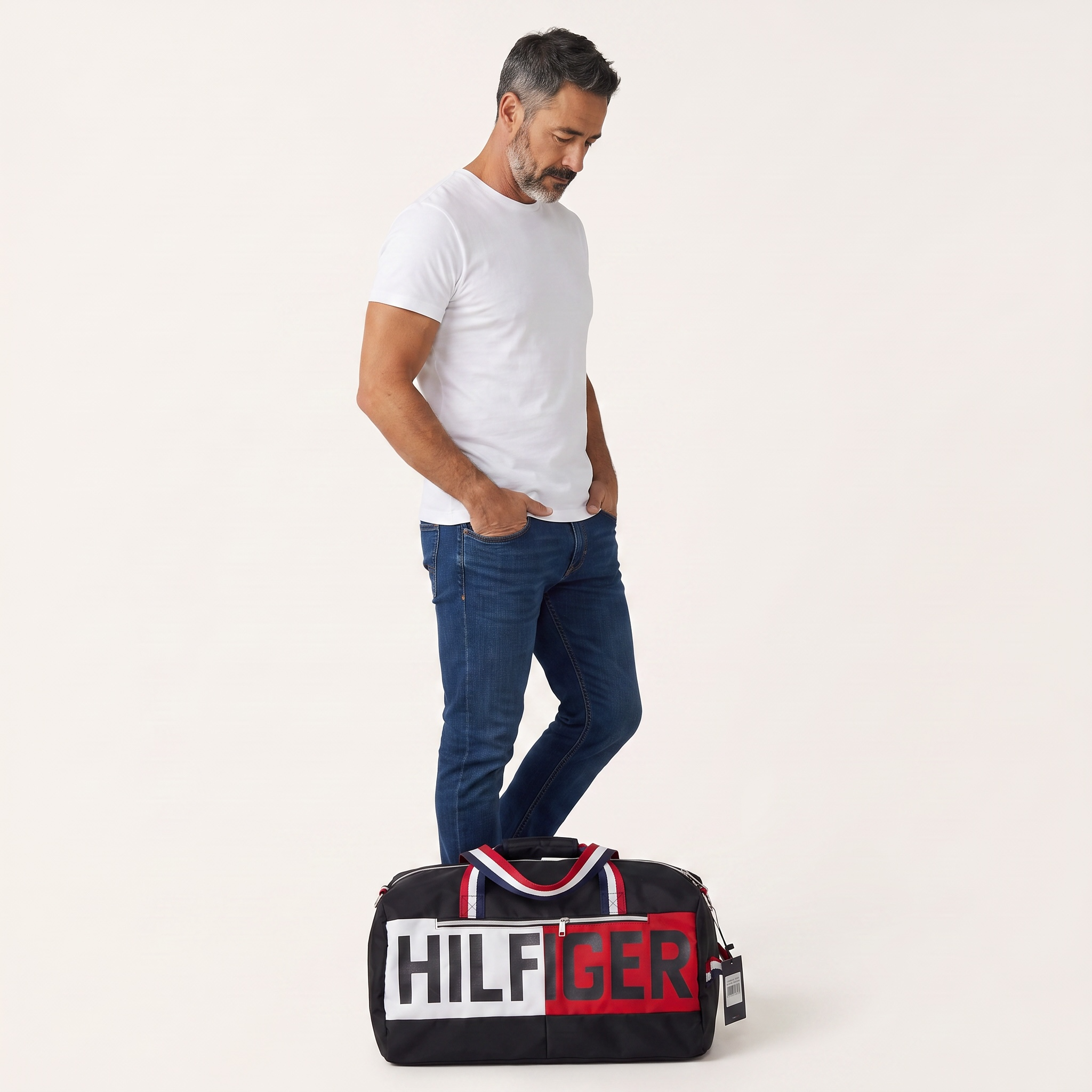🇺🇸 Tommy Hilfiger Duffel Bag – Classic Sport Edition 🇺🇸