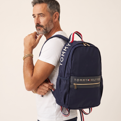 Tommy Hilfiger navy Backpack 🎒 | Classic Everyday Laptop & Travel Bag