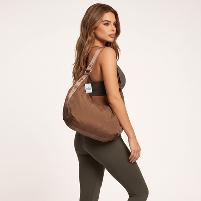 Alo Slouchy Shoulder Bag – Mocha Brown