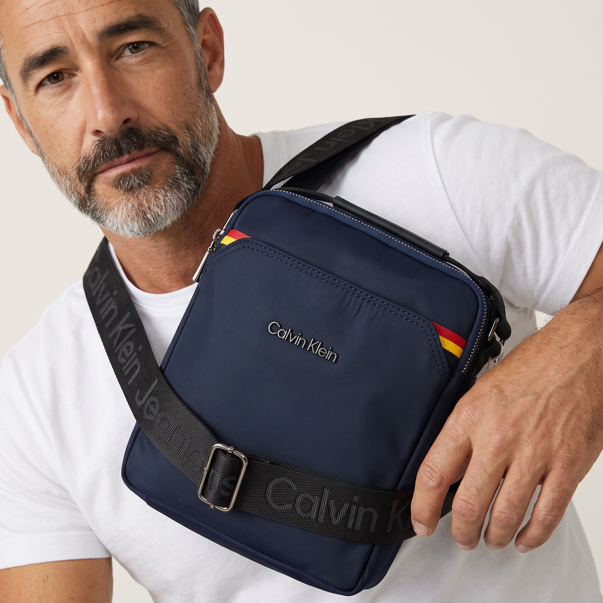 🟢 Calvin Klein Jeans Colorblock Crossbody – Sport Luxe with Urban Utility 🎒✨
