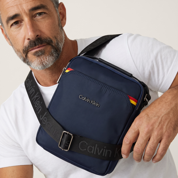 🟢 Calvin Klein Jeans Colorblock Crossbody – Sport Luxe with Urban Utility 🎒✨
