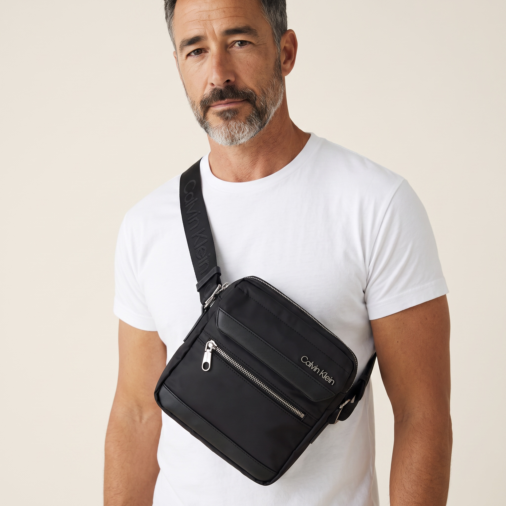 🖤 Calvin Klein Jeans Mini Crossbody Bag – Urban Utility with Neon Edge ⚡🎒