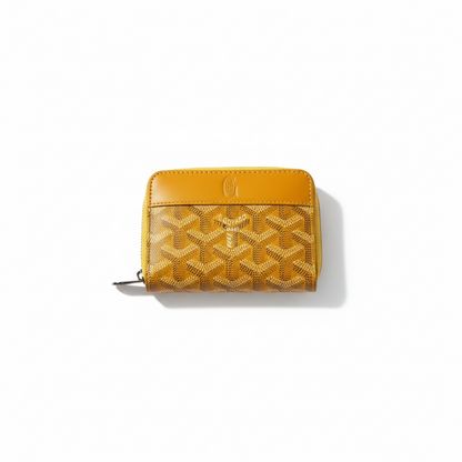 💛 Goyard Yellow Zip Wallet – Sunshine Style Meets Iconic Luxury 💛