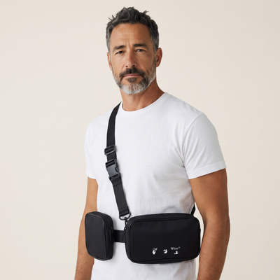 🖤 Off-White Arrow Crossbody- waist Bag – Urban Icon Statement 🔥