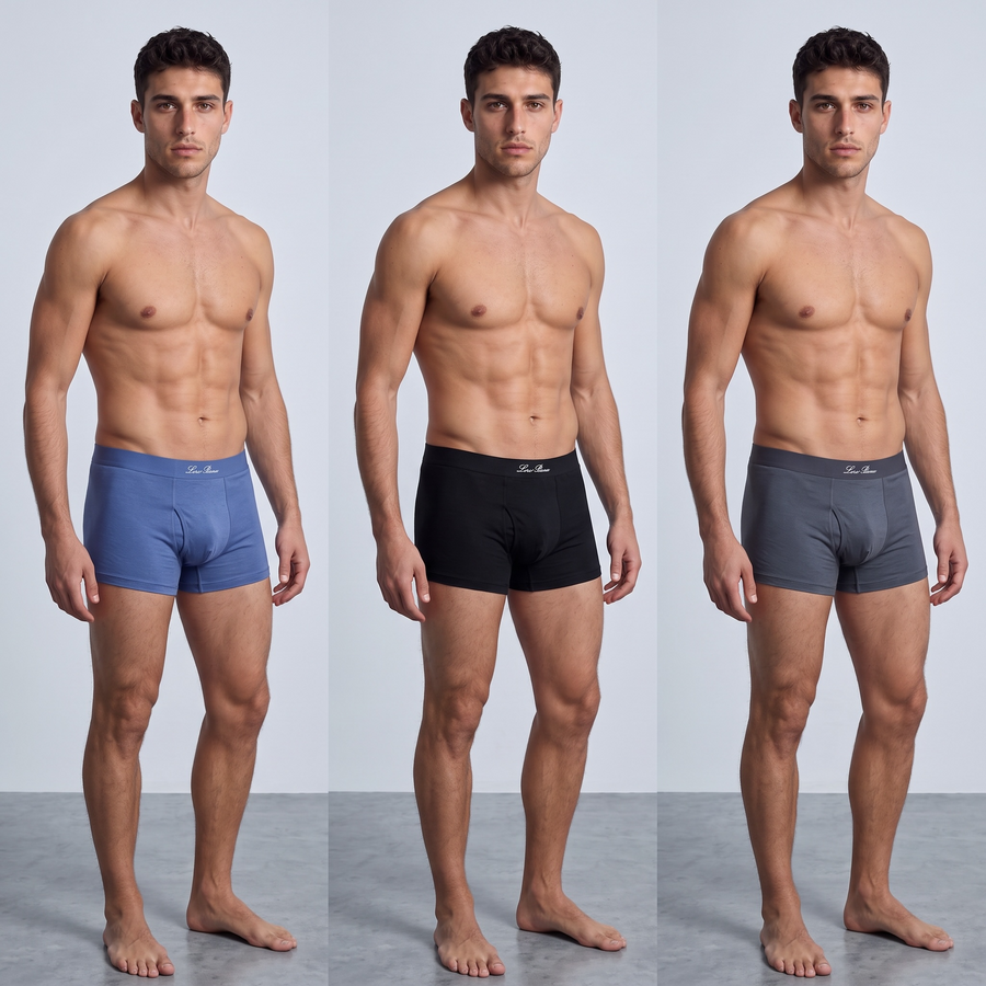 Loro Piana Inspired Striped Men's Boxer Set