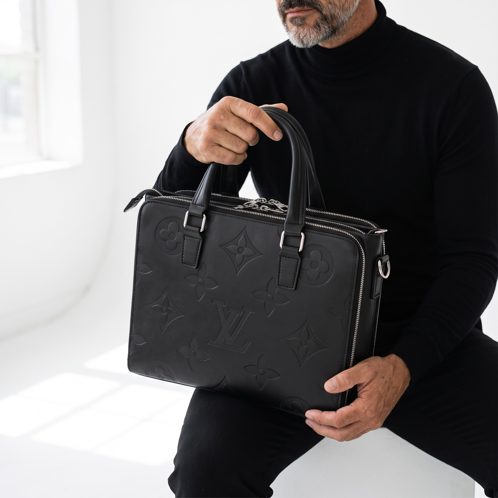 Louis Vuitton Damier Graphite Canvas Business Briefcase 💼🖤