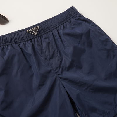 Prada Navy Swim Short – Nylon Minimal Luxury
