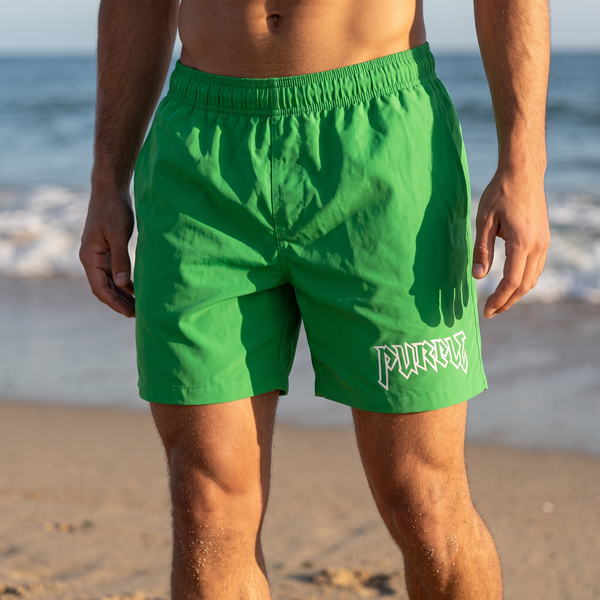 Green Purple Brand Swim Shorts – Minimal Street Vibe