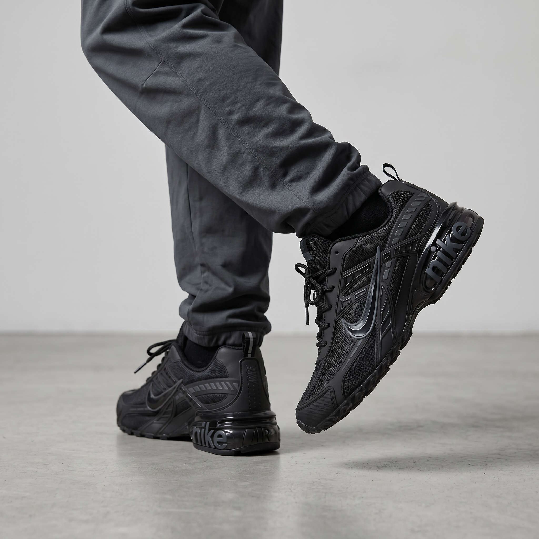 ⚡🖤 Nike Air Max Plus TN Blackout Premium Running Sneakers – Luxury Streetwear Air Cushion Shoes 👟🔥