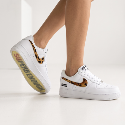 Nike Air Force 1 Low – White Leopard Swoosh 🐆