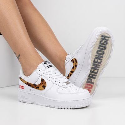 Nike Air Force 1 Low – White Leopard Swoosh 🐆