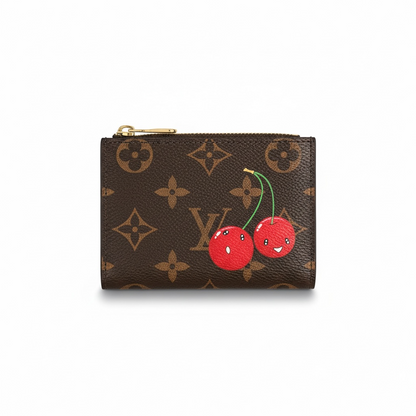 Louis Vuitton Monogram Cherry Zippy Compact Wallet 🍒✨