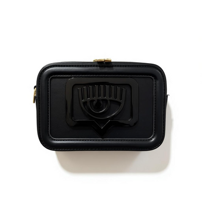 Chiara Ferragni Black Eye Icon Crossbody Bag – Mini Statement Bag 🖤👁️✨