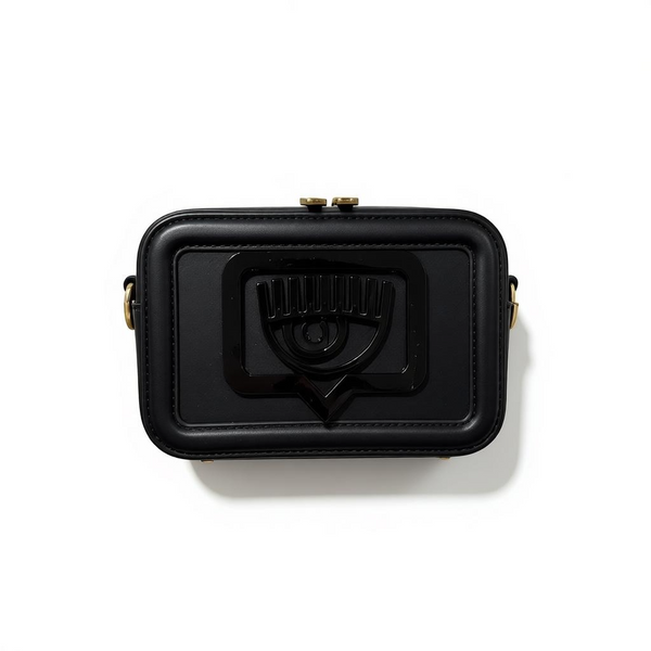 Chiara Ferragni Black Eye Icon Crossbody Bag – Mini Statement Bag 🖤👁️✨