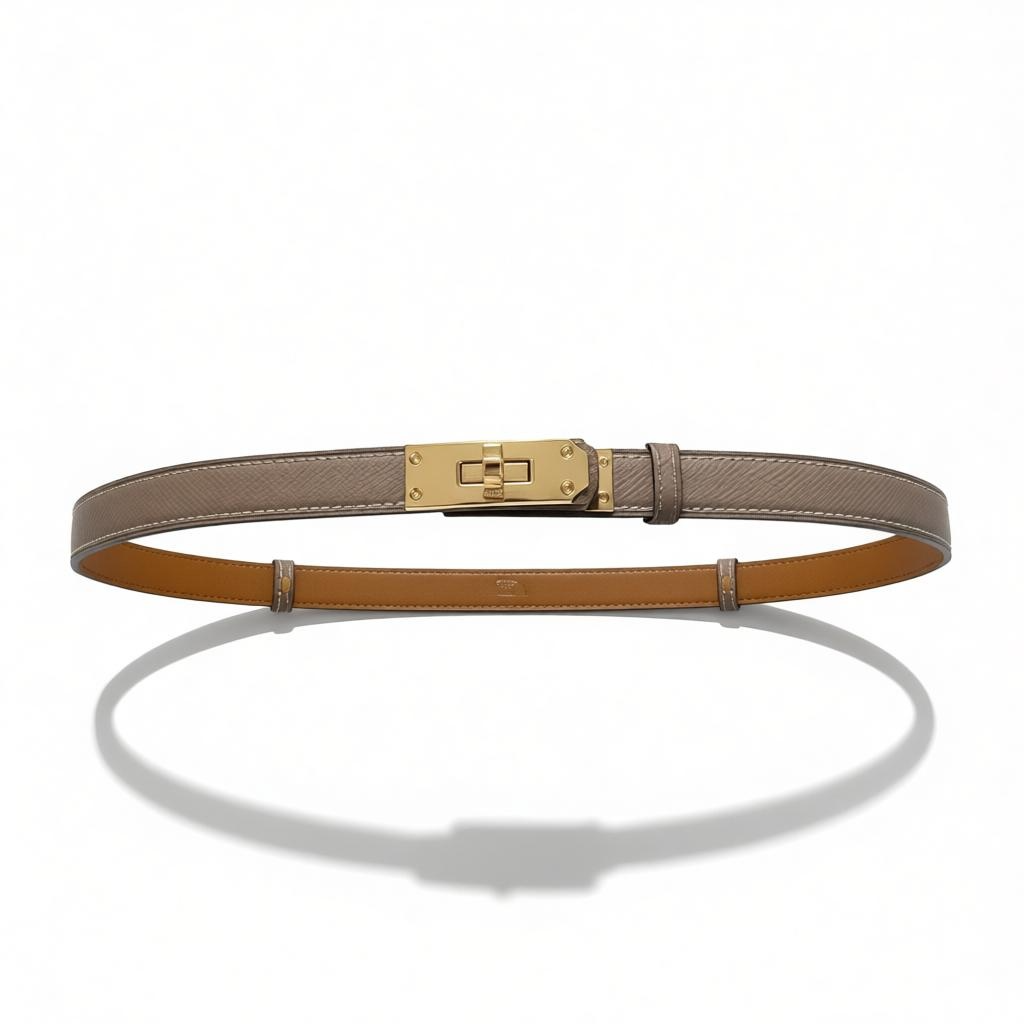 ICONIC HERMÈS KELLY BELT khaki – TIMELESS LUXURY STATEMENT ✨🤎