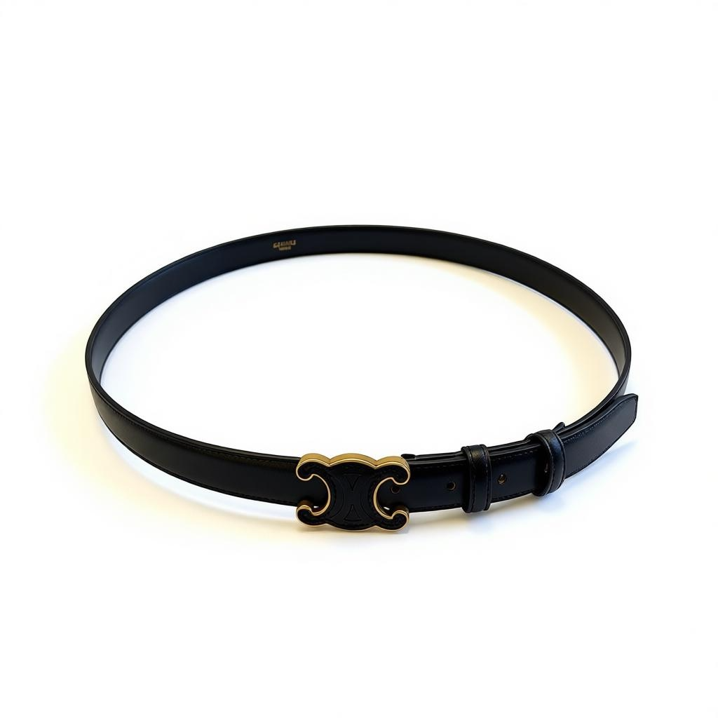 ICONIC CÉLINE TRIOMPHE BELT – ULTIMATE SYMBOL OF PARISIAN LUXURY & POWER ✨🖤100cm