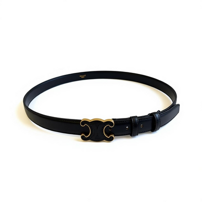 ICONIC CÉLINE TRIOMPHE BELT – ULTIMATE SYMBOL OF PARISIAN LUXURY & POWER ✨🖤100cm