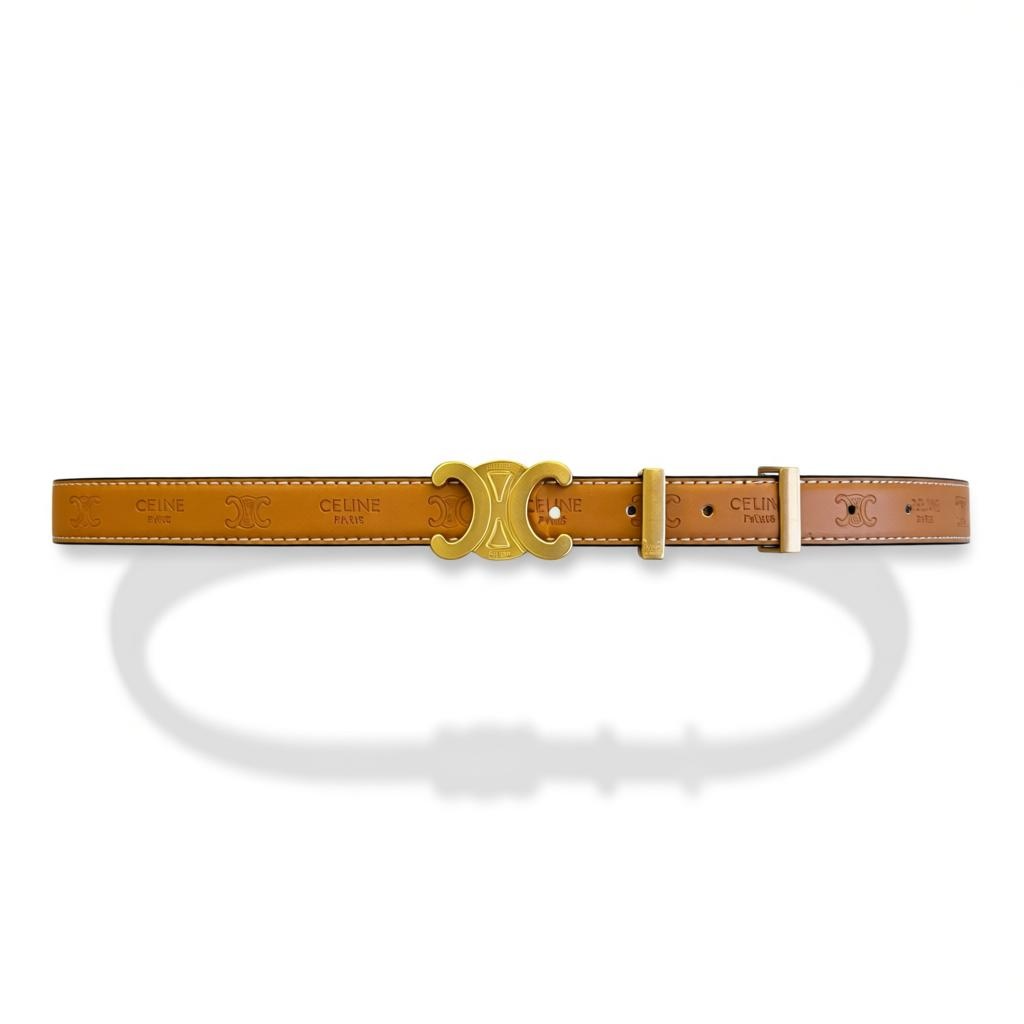 ICONIC CÉLINE TRIOMPHE BELT – TIMELESS PARISIAN LUXURY & ELEGANCE ✨🤎 110cm