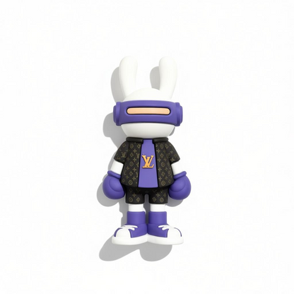 ICONIC LOUIS VUITTON CHARACTER KEYCHAIN – PLAYFUL LUXURY STATEMENT ✨🐰💜