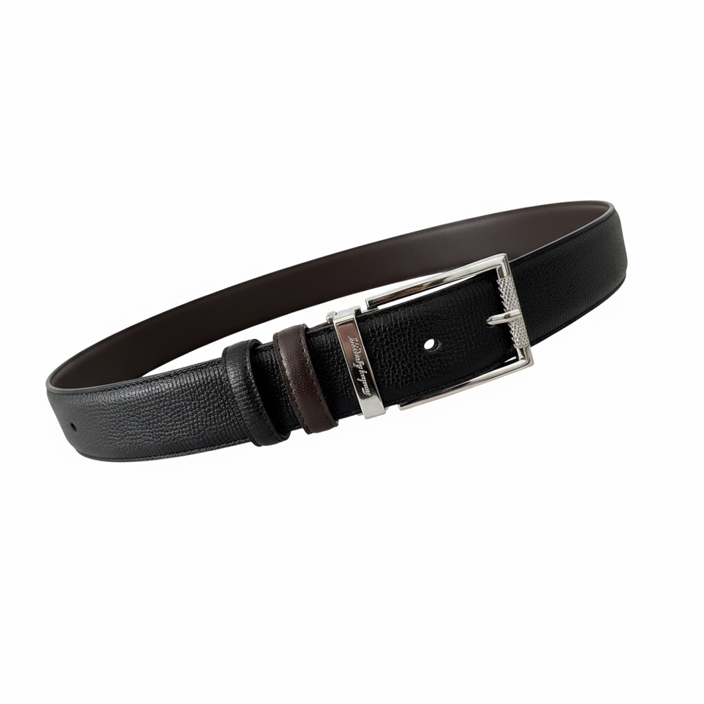 Salvatore Ferragamo Reversible Leather Belt 125cm ✨ | Black & Brown Elegance