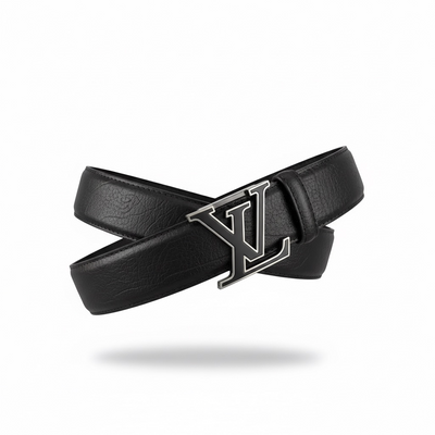 Louis Vuitton LV Initials Leather Belt 120cm 🖤 | Black Signature Icon