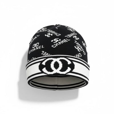 🖤 Chanel All-Over Logo Knit Beanie 🖤