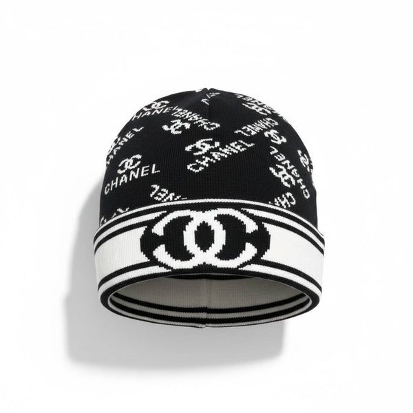 🖤 Chanel All-Over Logo Knit Beanie 🖤