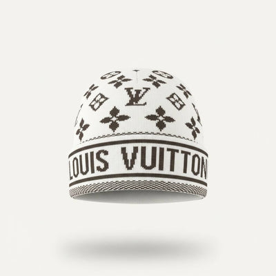 🤍🤎 Louis Vuitton Monogram Knit Beanie 🤎🤍