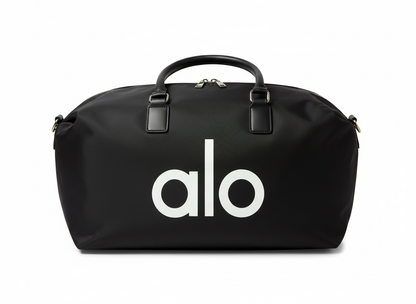 ALO Black Travel Duffel Bag 🖤✈️ | Minimal Sport Luxury