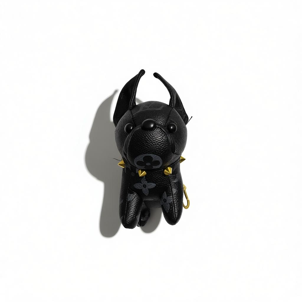 🐶🖤 Louis Vuitton Black Monogram Puppy Bag Charm 🖤🐶