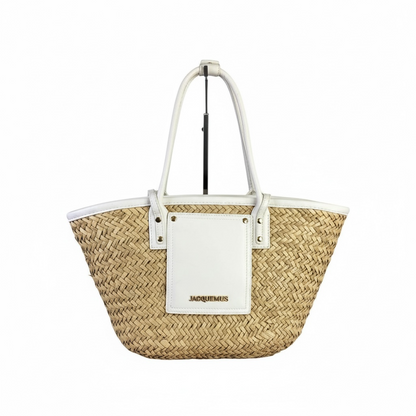 Jacquemus Le Panier Soleil Tote – Natural Elegance with a Modern Edge(28x40)