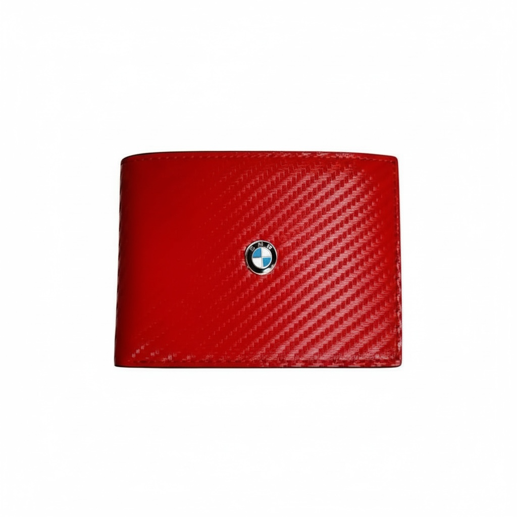 BMW Carbon Fiber Leather Wallet