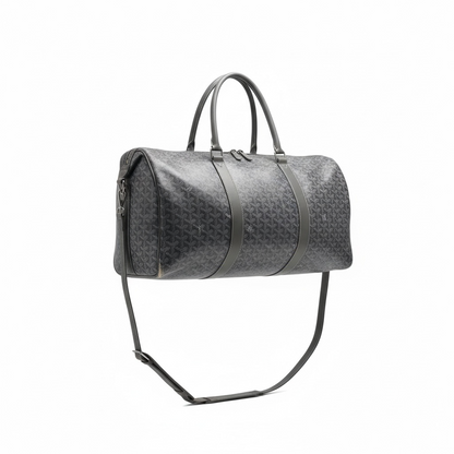 🧳 Goyard grey Monogram Duffle Bag – Premium Travel Companion