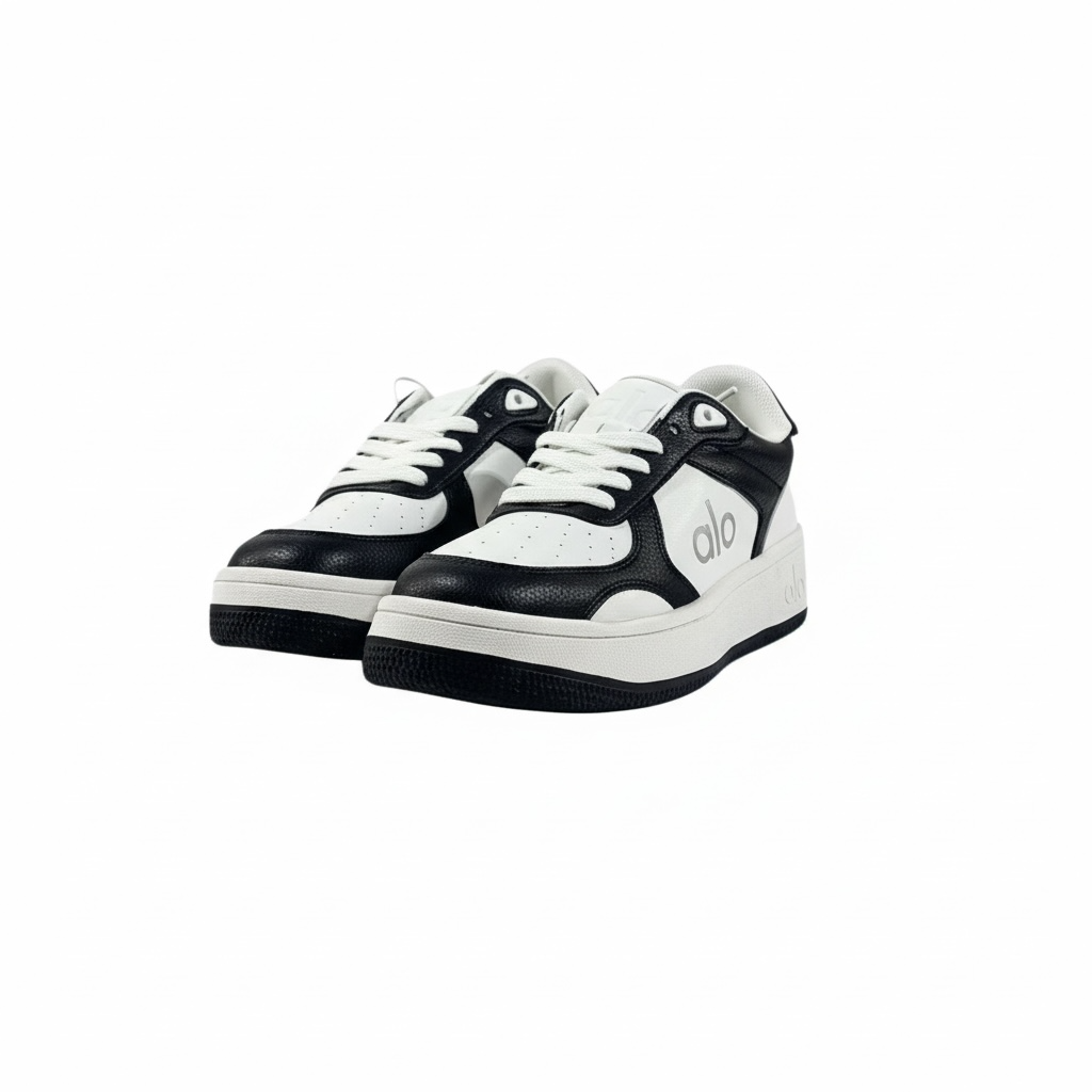 ⚫⚪ Alo Black & White Sneakers | Bold Contrast, Everyday Comfort 👟✨