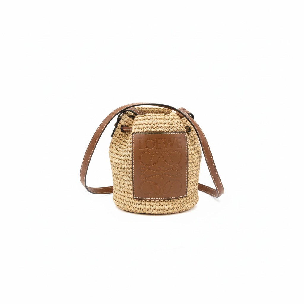 Loewe Small Raffia Crossbody – Artisanal Charm, Everyday Luxury (19x15)