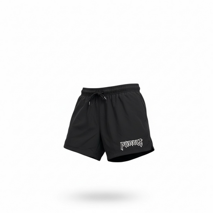 🖤 Purple Brand Black Swim Shorts – Street Minimal Edition