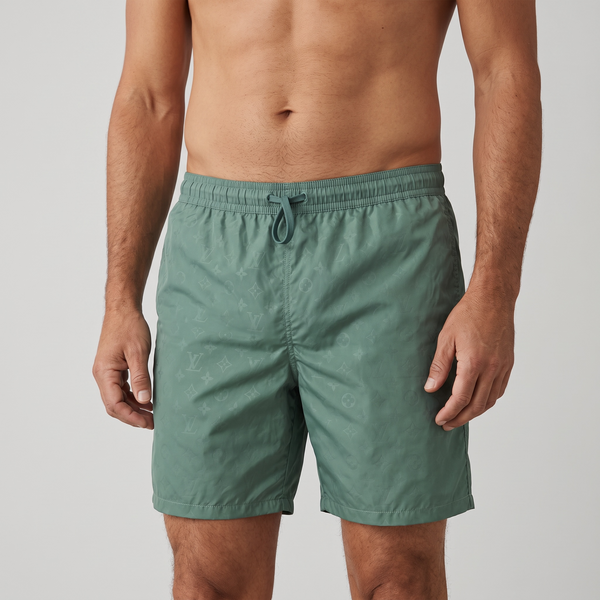 Louis Vuitton Green Swim Short – Tonal Monogram Luxury